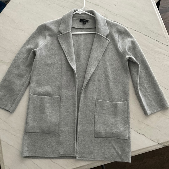 J Crew Sophie Sweater Blazer Gray size XS - Picture 2 of 3